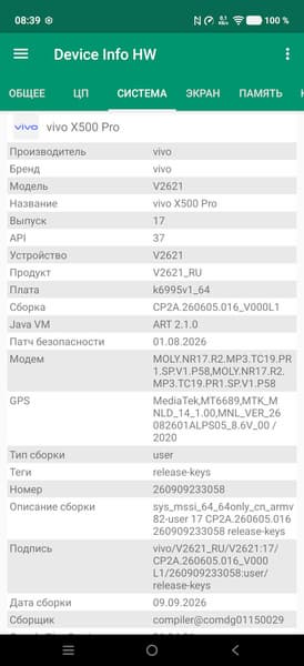 Обзор смартфона Vivo X500 Pro Обзор смартфона Vivo X500 Pro