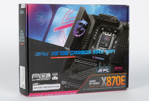 Обзор материнской платы MSI MPG X870E Carbon Max WiFi на чипсете AMD X870E Обзор материнской платы MSI MPG X870E Carbon Max WiFi на чипсете AMD X870E