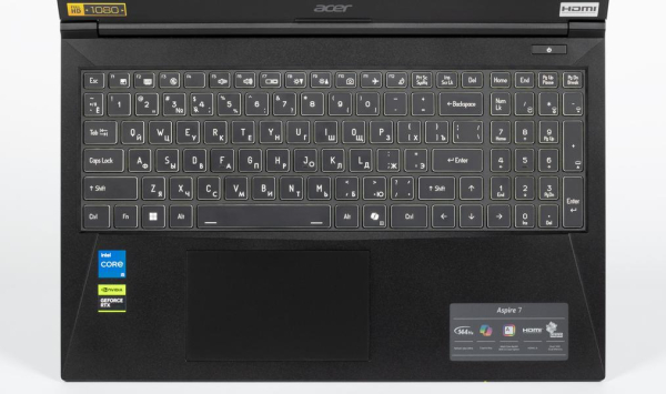 Обзор креативно-игрового ноутбука Acer Aspire 7 A715-50G Обзор креативно-игрового ноутбука Acer Aspire 7 A715-50G