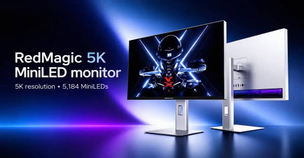 RedMagic представила игровой монитор 5K с 5184 зонами подсветки