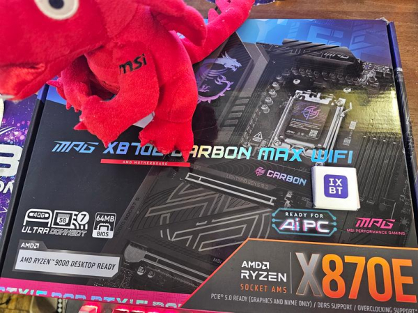 Обзор материнской платы MSI MPG X870E Carbon Max WiFi на чипсете AMD X870E Обзор материнской платы MSI MPG X870E Carbon Max WiFi на чипсете AMD X870E